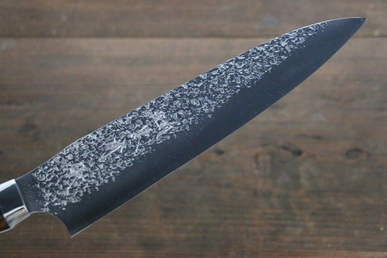 Yu Kurosaki Shizuku R2/SG2 Hammered Gyuto Japanese Chef Knife 210mm with Iron Wood Handle - Japanny - Best Japanese Knife