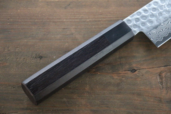 Seisuke AUS10 Gyuto Japanese Knife 210mm Shitan Handle - Japanny - Best Japanese Knife