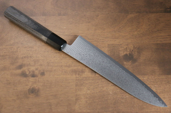 Seisuke VG10 Damascus Gyuto  210mm Gray Pakka wood Handle - Japanny - Best Japanese Knife