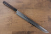 Jikko Silver Steel No.3 Sakimaru Yanagiba Japanese Knife 330mm Shitan Handle - Japanny - Best Japanese Knife