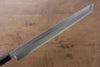 Jikko Silver Steel No.3 Sakimaru Yanagiba 330mm Shitan Handle - Japanny - Best Japanese Knife