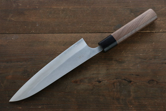 Nao Yamamoto Silver Steel No.3 Nashiji Gyuto 180mm Walnut Handle - Japanny - Best Japanese Knife