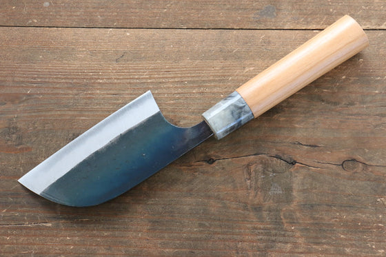 Masakage Masakage Mizu Blue Steel No.2 Black Finished Kamagata Japanese Knife 115mm with American Cherry Handle - Japanny - Best Japanese Knife