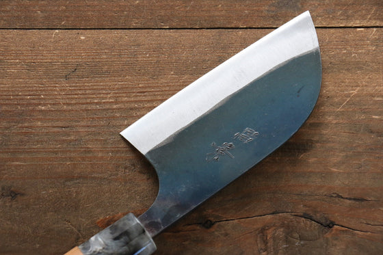 Masakage Masakage Mizu Blue Steel No.2 Black Finished Kamagata Japanese Knife 115mm with American Cherry Handle - Japanny - Best Japanese Knife