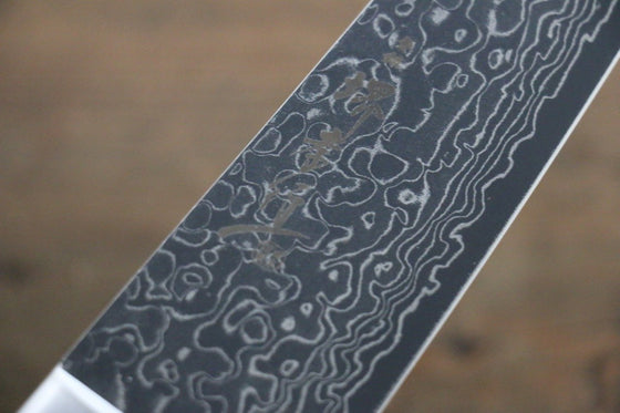 Sakai Takayuki AUS10 45 Layer Mirrored Finish Damascus Gyuto Japanese Knife 210mm - Japanny - Best Japanese Knife