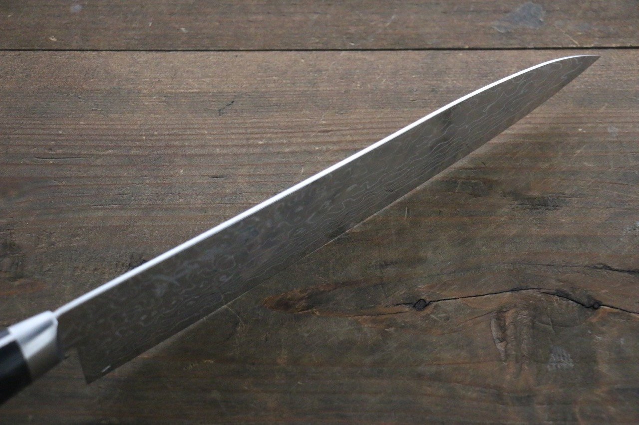 Sakai Takayuki AUS10 45 Layer Mirrored Finish Damascus Gyuto Japanese Knife 210mm - Japanny - Best Japanese Knife