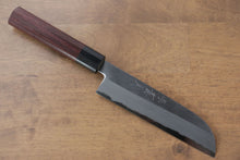  Jikko White Steel No.2 Kamagata Usuba Japanese Knife 165mm Shitan Handle - Japanny - Best Japanese Knife