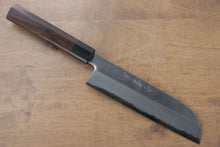  Jikko White Steel No.2 Kamagata Usuba Japanese Knife 180mm Shitan Handle - Japanny - Best Japanese Knife