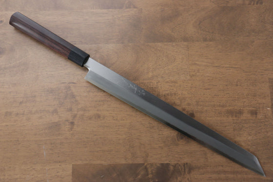 Jikko Silver Steel No.3 Kiritsuke Yanagiba  330mm Shitan Handle - Japanny - Best Japanese Knife