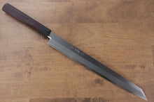  Jikko Silver Steel No.3 Kiritsuke Yanagiba  300mm Shitan Handle - Japanny - Best Japanese Knife
