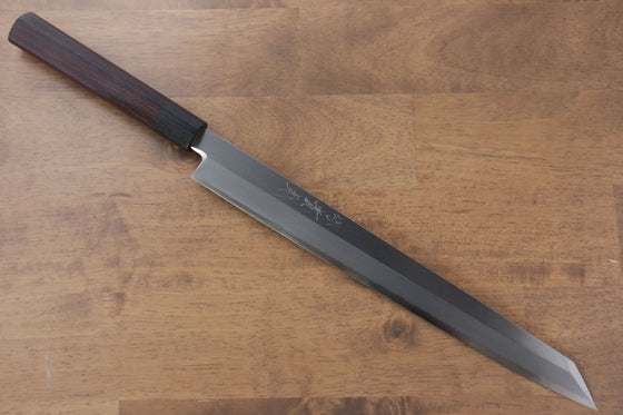 Jikko Silver Steel No.3 Kiritsuke Yanagiba Japanese Knife 300mm Shitan Handle - Japanny - Best Japanese Knife