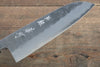 Sakai Takayuki Silver Steel No.3 Nashiji Santoku 170mm Black Persimmon Handle - Japanny - Best Japanese Knife