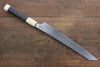 Sakai Takayuki Hien Silver Steel No.3 Mirrored Finish Kiritsuke Yanagiba  270mm Ebony with Double Ring Handle with Sheath - Japanny - Best Japanese Knife