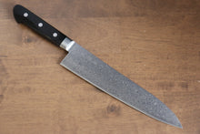  Seisuke Kagami AUS10 Mirrored Finish Damascus Gyuto 210mm Black Pakka wood Handle - Japanny - Best Japanese Knife