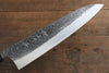 Yu Kurosaki Blue Super Hammered Gyuto Japanese Knife 240mm Padoauk Handle - Japanny - Best Japanese Knife