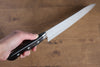 Seisuke Kagami AUS10 Mirrored Finish Damascus Gyuto 210mm Black Pakka wood Handle - Japanny - Best Japanese Knife