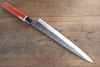 Yu Kurosaki Blue Super Hammered Sujihiki Japanese Knife 270mm Padoauk Handle - Japanny - Best Japanese Knife