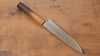 Kajin Cobalt Special Steel Damascus Gyuto 210mm Burnt Oak (Mehakkaku) Handle - Japanny - Best Japanese Knife