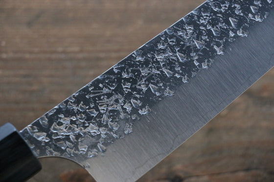 Yu Kurosaki R2/SG2 Hammered Bunka Japanese Chef Knife 165mm with Padoauk handle - Japanny - Best Japanese Knife