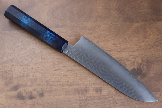 Sakai Takayuki Nanairo VG10 33 Layer Santoku  180mm ABS resin(Turquoise tortoiseshell) Handle - Japanny - Best Japanese Knife