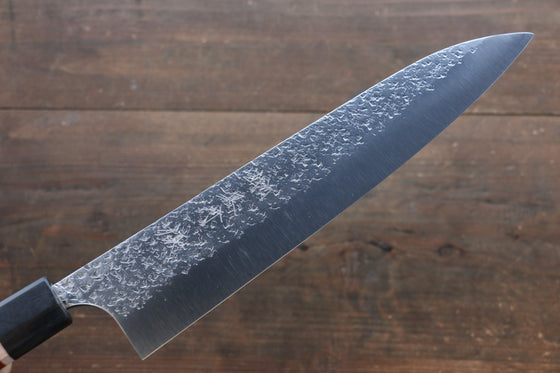 Yu Kurosaki R2/SG2 Hammered Gyuto Japanese Chef Knife 240mm with Padoauk handle - Japanny - Best Japanese Knife