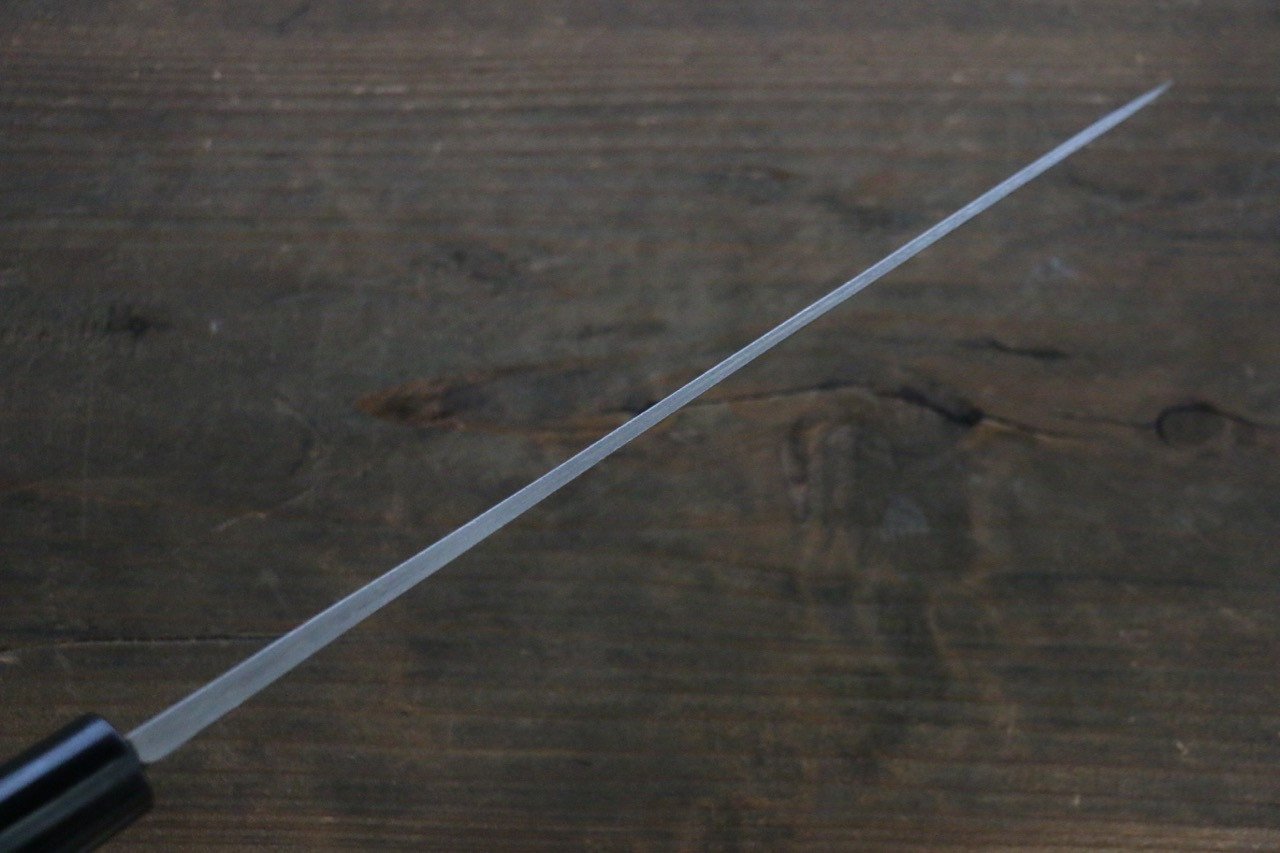 Seisuke Blue Steel No.2 Nashiji Gyuto 210mm Chestnut Handle - Japanny - Best Japanese Knife