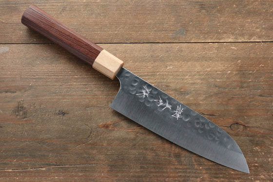 Yu Kurosaki R2/SG2 Hammered Santoku Japanese Knife 165mm - Japanny - Best Japanese Knife