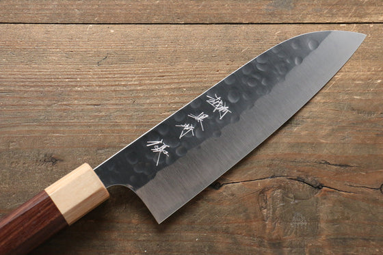 Yu Kurosaki R2/SG2 Hammered Santoku  165mm - Japanny - Best Japanese Knife