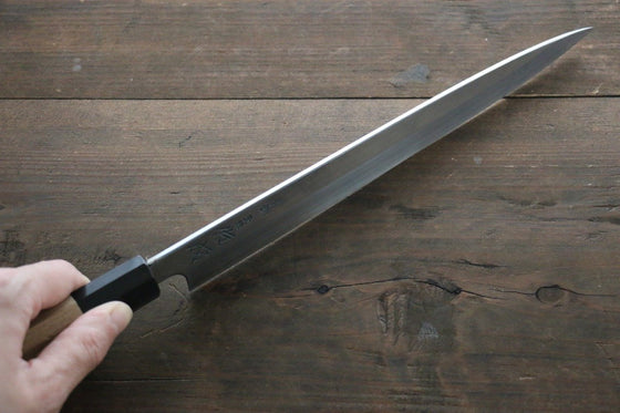 Sukenari Blue Steel No.2 Hongasumi Yanagiba Magnolia Handle - Japanny - Best Japanese Knife