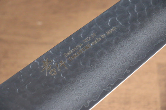 Sakai Takayuki Nanairo VG10 33 Layer Kengata Gyuto 190mm ABS resin(Red tortoiseshell) Handle - Japanny - Best Japanese Knife