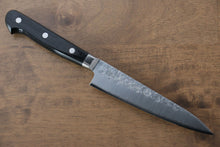  Takamura Knives VG10 Hammered Petty-Utility  130mm Black Pakka wood Handle - Japanny - Best Japanese Knife