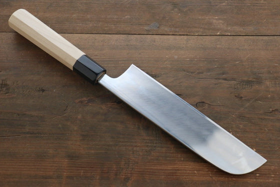 Sukenari Blue Steel No.2 Kamagata Usuba  Magnolia Handle - Japanny - Best Japanese Knife