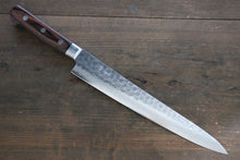  Seisuke VG10 17 Layer Damascus sujihiki Japanese Knife 240mm Mahogany Handle - Japanny - Best Japanese Knife
