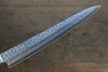 Seisuke VG10 17 Layer Damascus sujihiki  240mm Mahogany Handle - Japanny - Best Japanese Knife