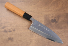  Sakai Takayuki Hakugin INOX Mirrored Finish Deba 150mm Yew tree Handle - Japanny - Best Japanese Knife