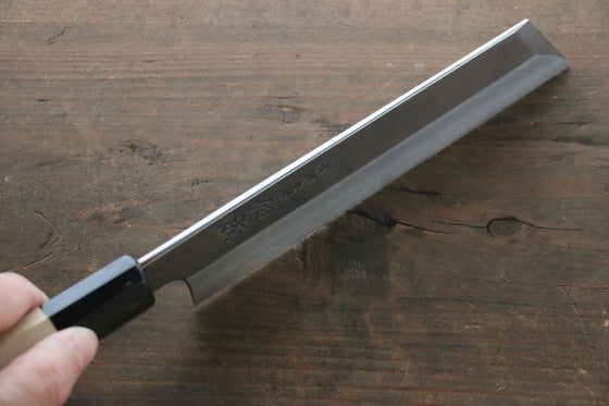 Sukenari Blue Steel No.2 Hongasumi Mukimono  180mm Magnolia Handle - Japanny - Best Japanese Knife