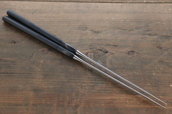 Sakai Takayuki Stainless Steel Moribashi Ebony Wood Handle - Japanny - Best Japanese Knife