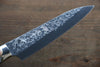 Yu Kurosaki R2/SG2 Hammered Petty Japanese Chef Knife 130mm with Brown Marble handle - Japanny - Best Japanese Knife