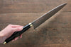 Takeshi Saji Blue Steel No.2 Colored Damascus Maki-e Art Gyuto 240mm Lacquered Handle - Japanny - Best Japanese Knife