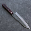 Seisuke Blue Super Hammered Bunka 165mm Red Pakka wood Handle - Japanny - Best Japanese Knife