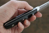 Seisuke VG10 17 Layer Damascus Petty-Utility Japanese Knife 135mm Pakka wood Handle with Sheath (Super Deal) - Japanny - Best Japanese Knife