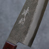 Seisuke Blue Super Hammered Bunka 165mm Red Pakka wood Handle - Japanny - Best Japanese Knife