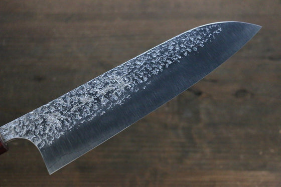 Yu Kurosaki Shizuku SPG2 Hammered Santoku 165mm - Japanny - Best Japanese Knife