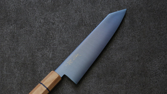 Seisuke SK-85 steel Ion plating Kiritsuke Santoku  180mm White wood Handle - Japanny - Best Japanese Knife