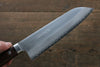 Kunihira VG1 Migaki Finished Santoku Japanese Knife 170mm Mahogany Handle - Japanny - Best Japanese Knife