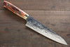 Takeshi Saji R2/SG2 Diamond Finish Damascus Gyuto  180mm Orange Cow Bone Handle - Japanny - Best Japanese Knife