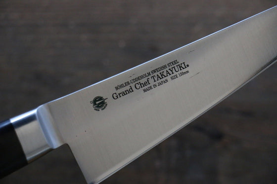 Sakai Takayuki Grand Chef Swedish Steel Honesuki Boning 150mm - Japanny - Best Japanese Knife