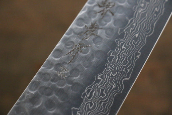 Sakai Takayuki AUS10 45 Layer Damascus Gyuto Japanese Knife 210mm Shitan Handle - Japanny - Best Japanese Knife