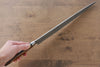 Takeshi Saji VG10 Black Damascus Sujihiki 270mm Ironwood Handle - Japanny - Best Japanese Knife