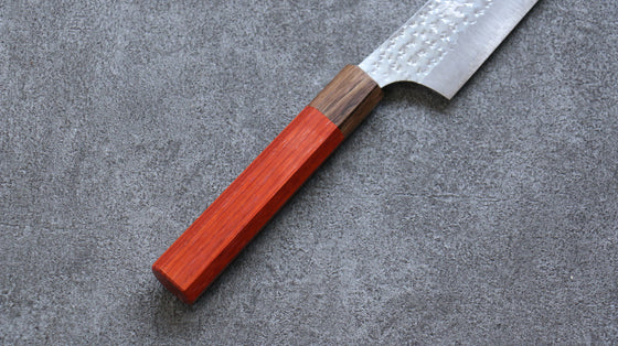 Yu Kurosaki Senko Ei R2/SG2 Hammered Sujihiki  270mm Padoauk Handle - Japanny - Best Japanese Knife